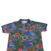 (XL) Vintage Chaps Floral 1/4 Button Up