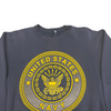 (S) Vintage Navy Double Sided Crewneck