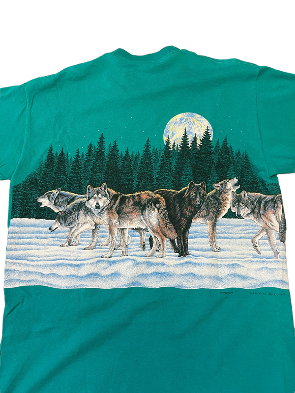 (M) 1991 Wolves Wraparound Tee