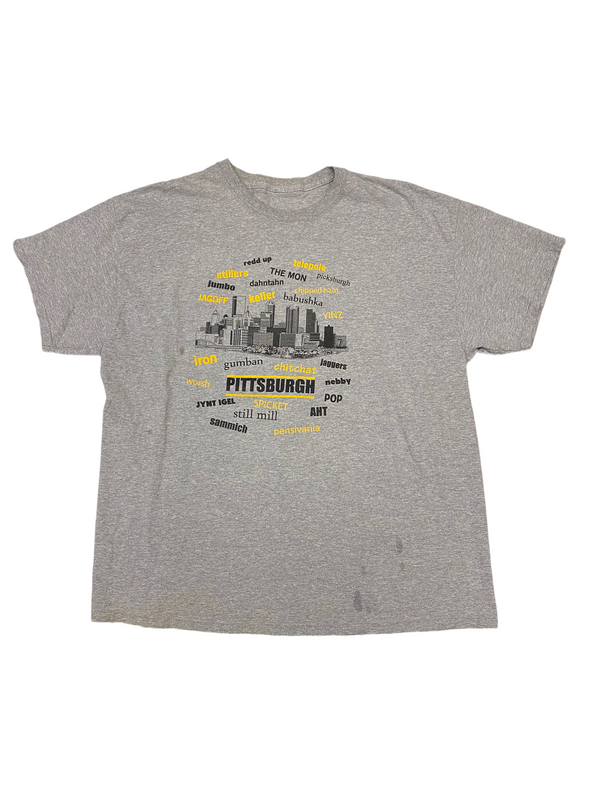 (XL) Vintage Pittsburghese Definitions Tee
