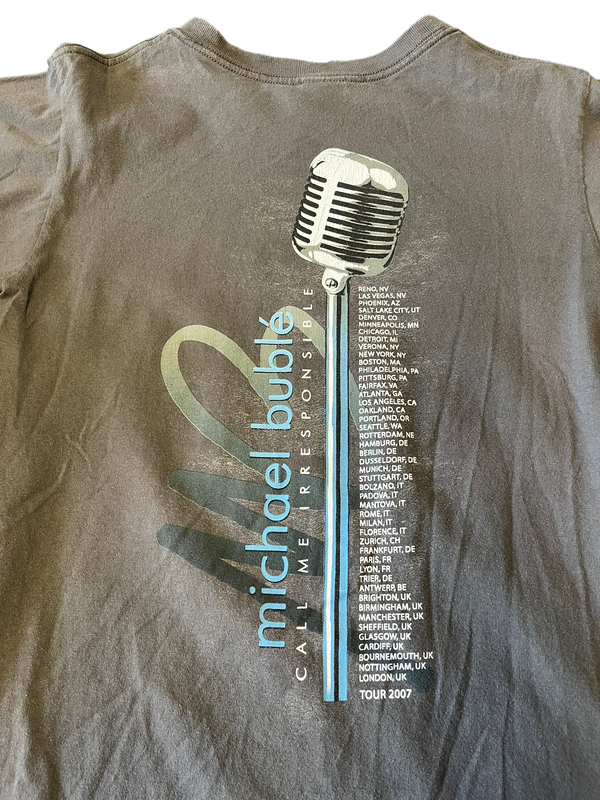 (S) 2007 Michael Bublé Tour Double Sided Tee