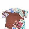 (L) 1993 Taz “Back Off” All Over Print Tee