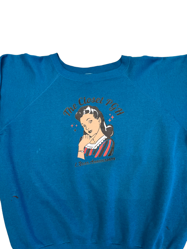 (M) The Closet PGH 1 Year Anniversary Crewneck