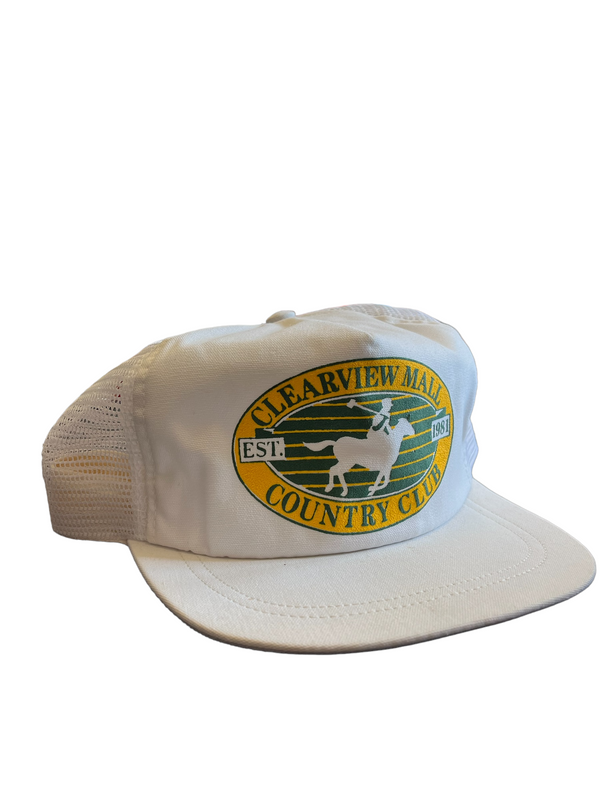 Vintage Clearview Mall Country Club Trucker Hat