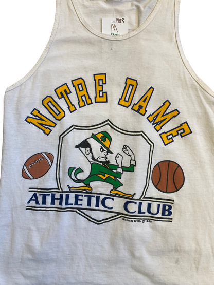 (S) Vintage 1988 Notre Dame Athletic Club Tank Top