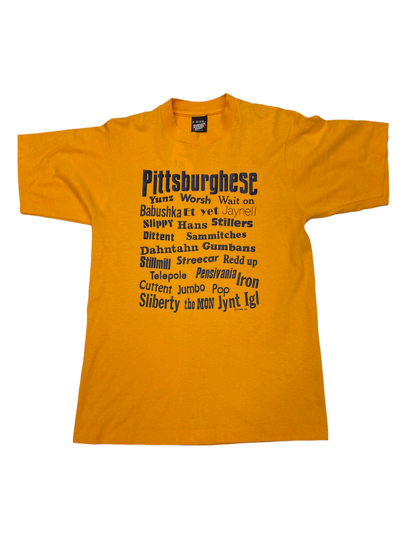 (M) Vintage Pittsburghese Tee