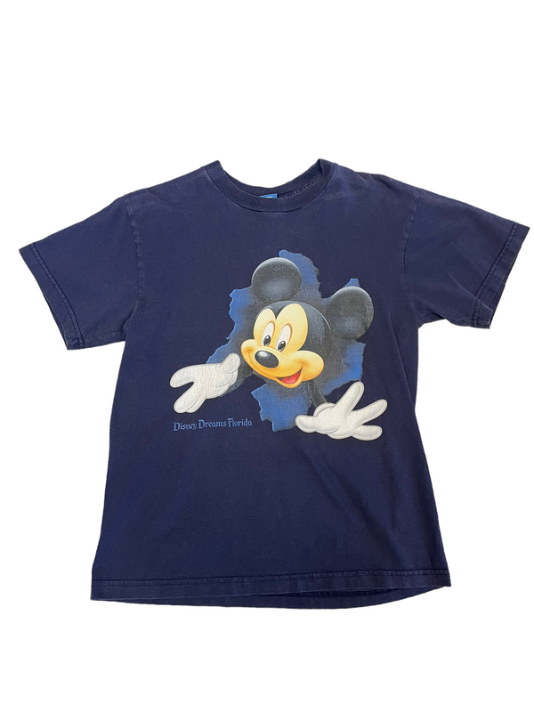 (M) Vintage Mickey Disney Double Sided Tee