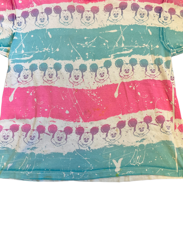 (XL) Vintage Mickey Mouse All Over Print Tee