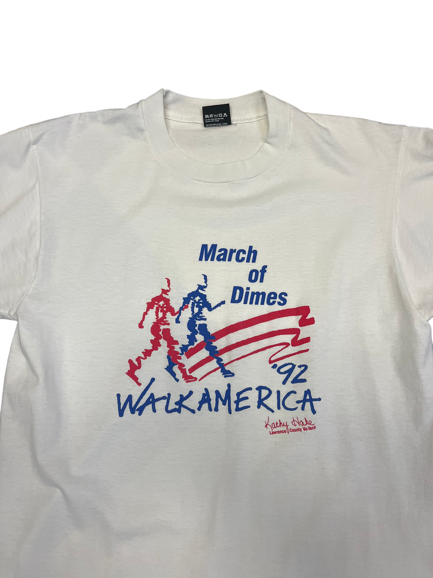 (L) 1992 Walk America Tee