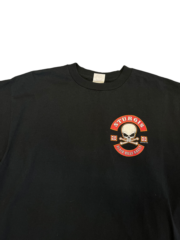 (L) 2003 Sturgis Black Hills Rally Double Sided Tee