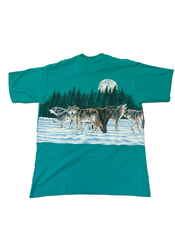 (M) 1991 Wolves Wraparound Tee