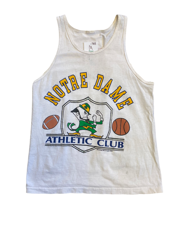 (S) Vintage 1988 Notre Dame Athletic Club Tank Top