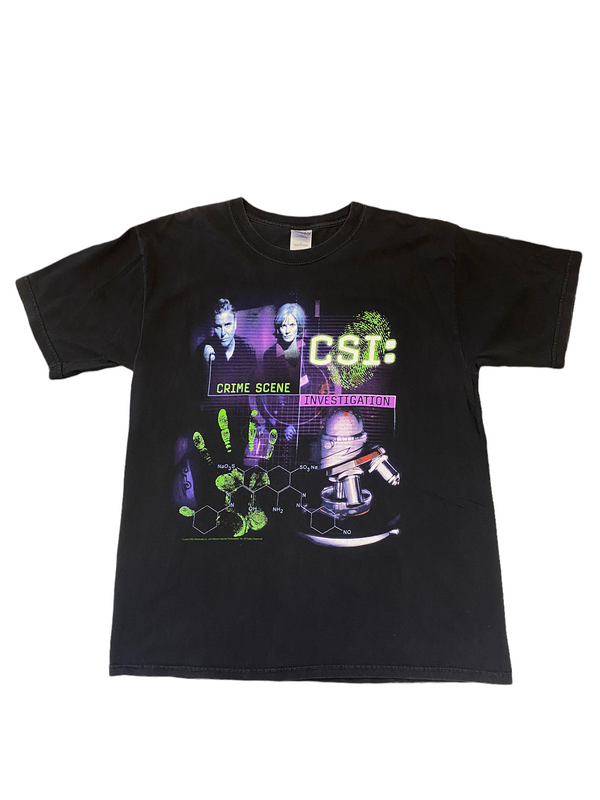 (L) Vintage 2003 CSI Crime Scene Investigation Tee