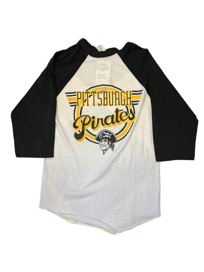 (S) 1980s Brand New Pirates 3/4 Sleeve Tee