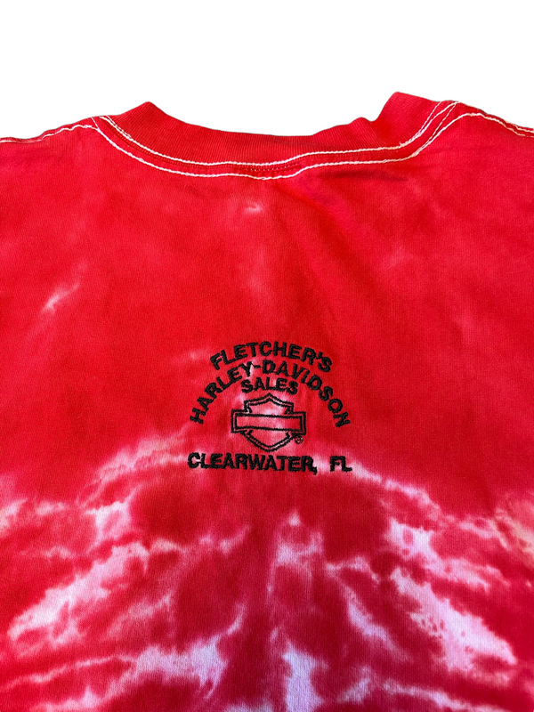 (L) Vintage Harley Davidson Tiedye Tee