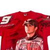 (XXL) Vintage Nascar Red Hot Rival All Over Print Tee