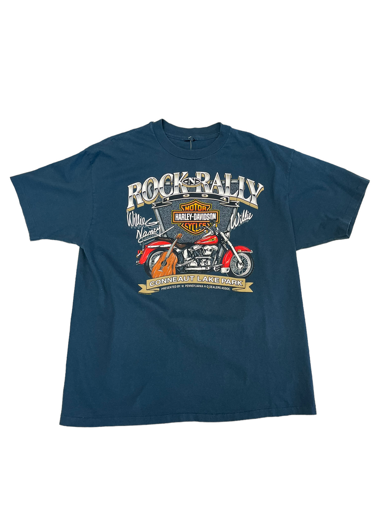(XL) 1994 Harley Davidson Rock n Rally Double Sided Tee
