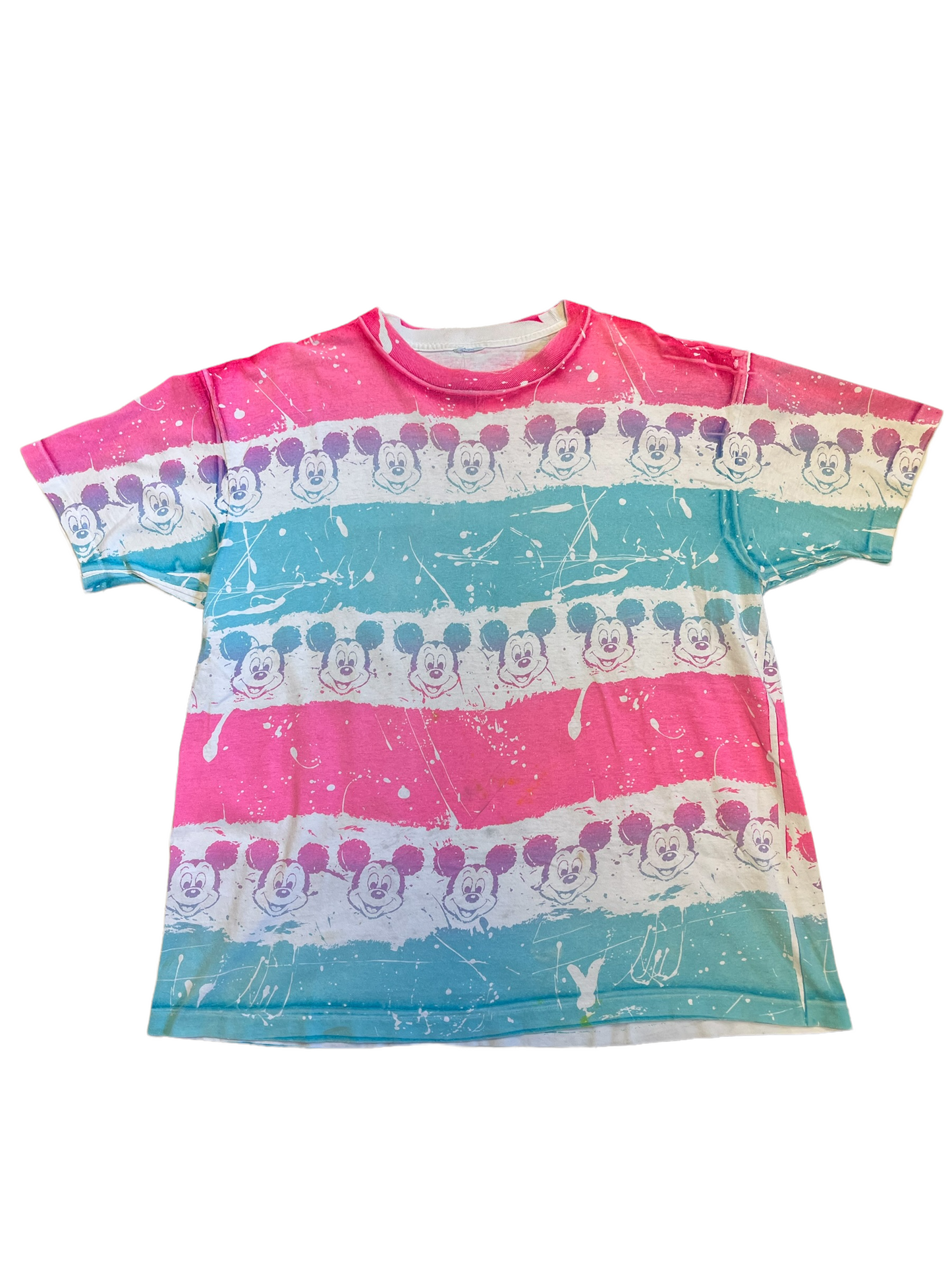 (XL) Vintage Mickey Mouse All Over Print Tee