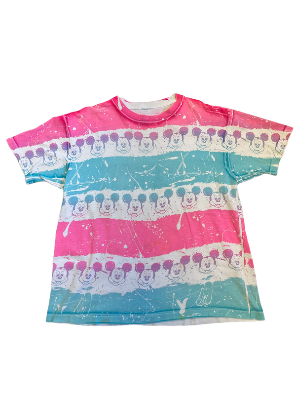(XL) Vintage Mickey Mouse All Over Print Tee