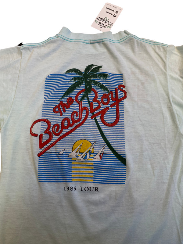 (S) Vintage 1985 The Beach Boys 1985 Tour Tee