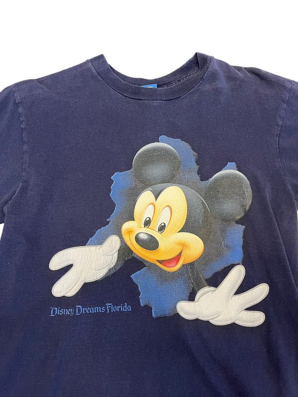 (M) Vintage Mickey Disney Double Sided Tee