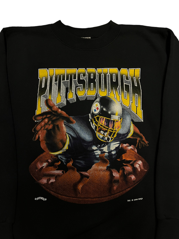 (S/M) 1994 Pittsburgh Steelers See Through Double Sided Crewneck