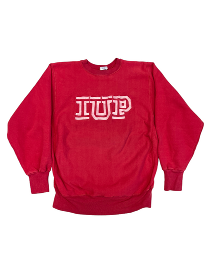 (L/XL) Vintage IUP Embroidered Crewneck