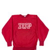 (L/XL) Vintage IUP Embroidered Crewneck