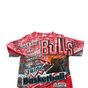 (S/M) Vintage Chicago Bulls All Over Print Tee