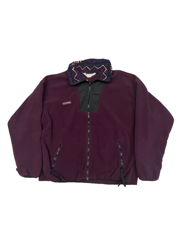 (M) Vintage Columbia Fleece Full Zip Jacket