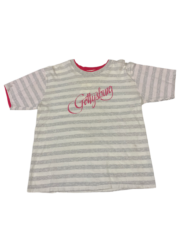(L) Vintage Gettysburg Striped Tee