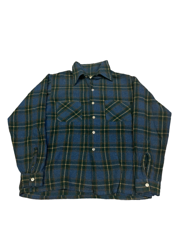 (S) Vintage Plaid Flannel