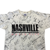 (M/L) Vintage Nashville Music City All Over Print Tee