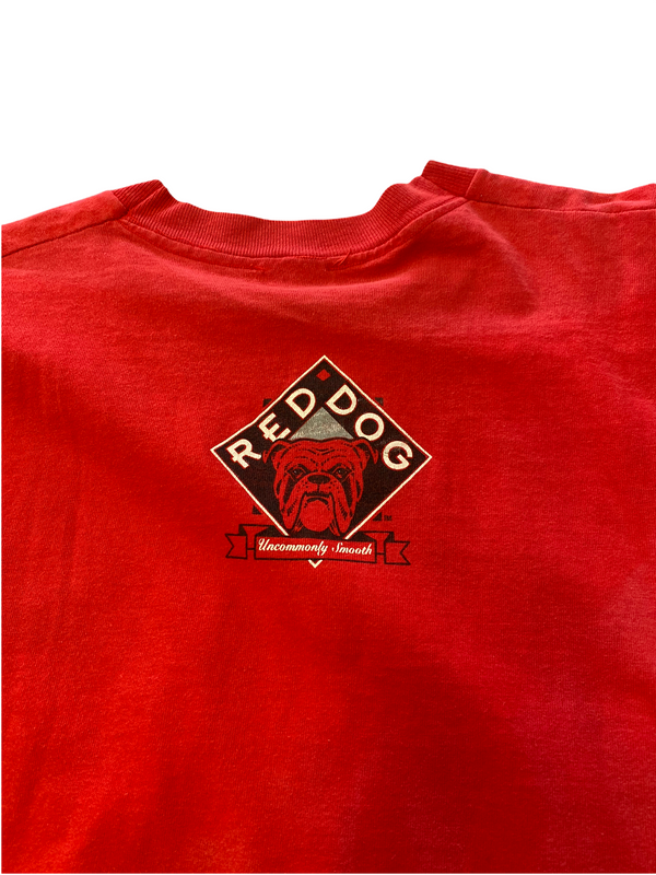 (L) Vintage Red Dog Beer Full Print Deer