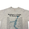 (L) Vintage Beginners Guide to Basketball Double Sided Tee