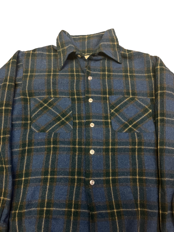 (S) Vintage Plaid Flannel