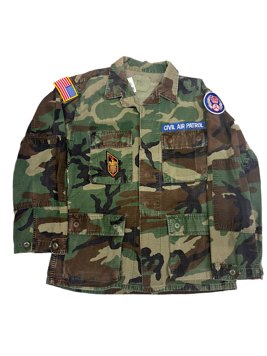 (S) Vintage USA Civil Air Patrol Button Up Jacket