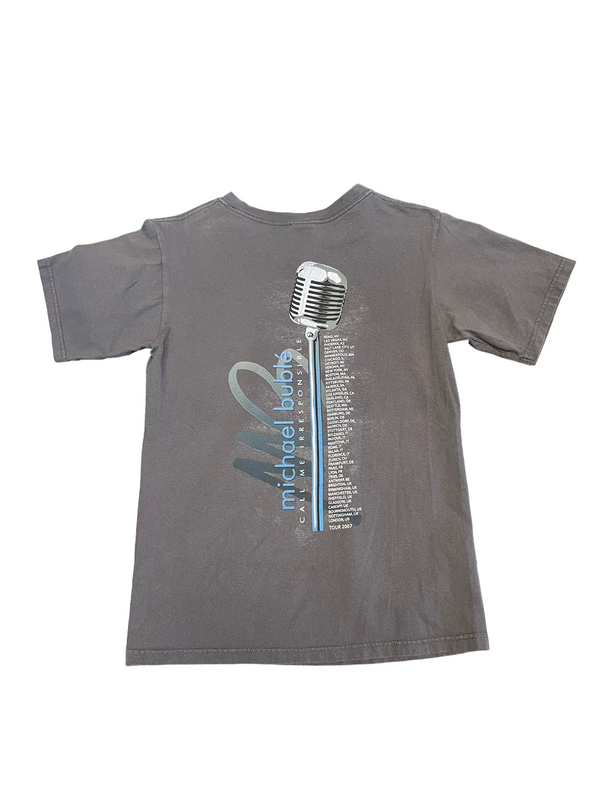 (S) 2007 Michael Bublé Tour Double Sided Tee