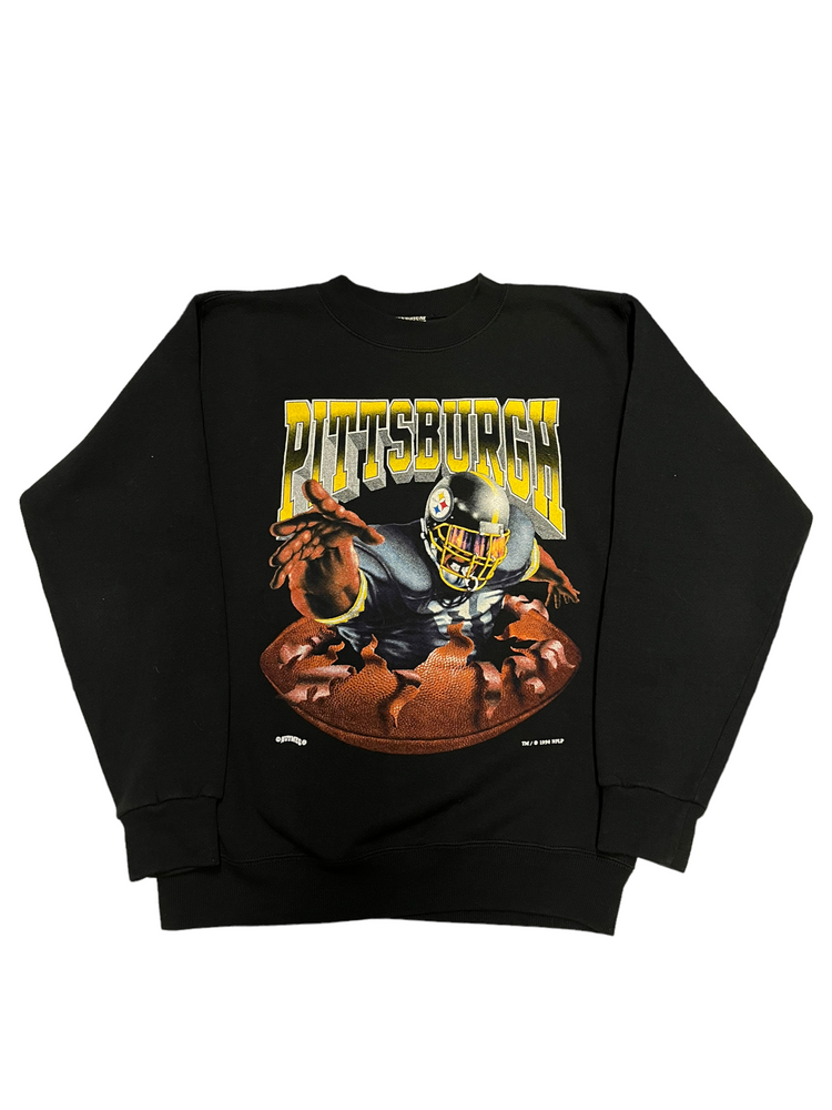 (S/M) 1994 Pittsburgh Steelers See Through Double Sided Crewneck