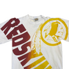 (L) Vintage Washington Redskins Full Print Tee