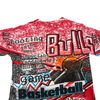 (S/M) Vintage Chicago Bulls All Over Print Tee