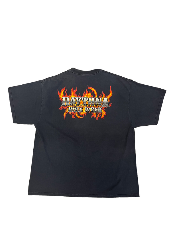(XL) 2006 Daytona Beach Bike Week Double Sided Tee